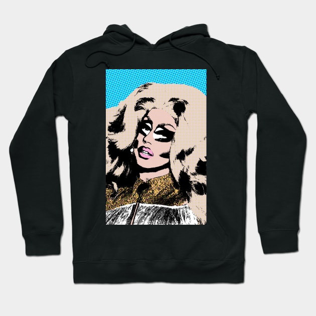 Trixie Mattel style pop art Hoodie by soundofpopart